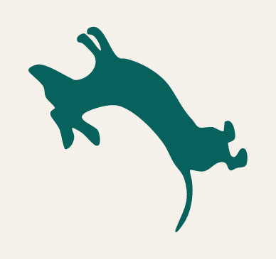 peluquería canina silueta